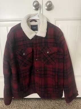 Sherpa lined men’s luckybrand new jacket